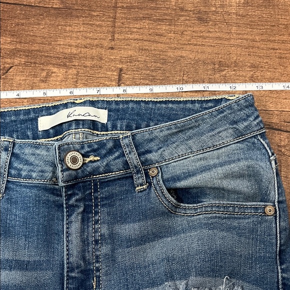 KanCan Distressed Blue Skinny Jeans Size 26 - Picture 5 of 9